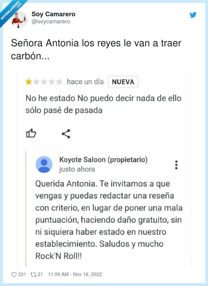 señora antonia,review,sin ir,restaurante