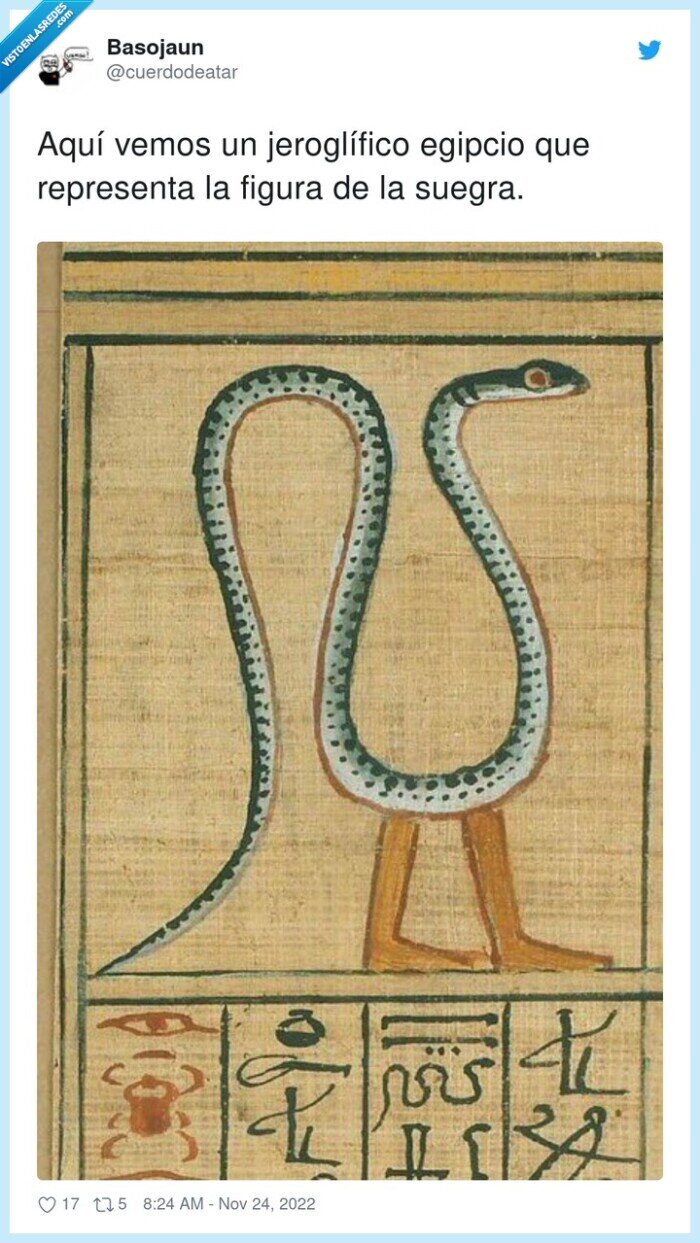 jeroglífico,representar,egipcio,figura,suegra