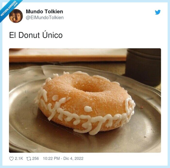 único,donut,el señor de los anillos