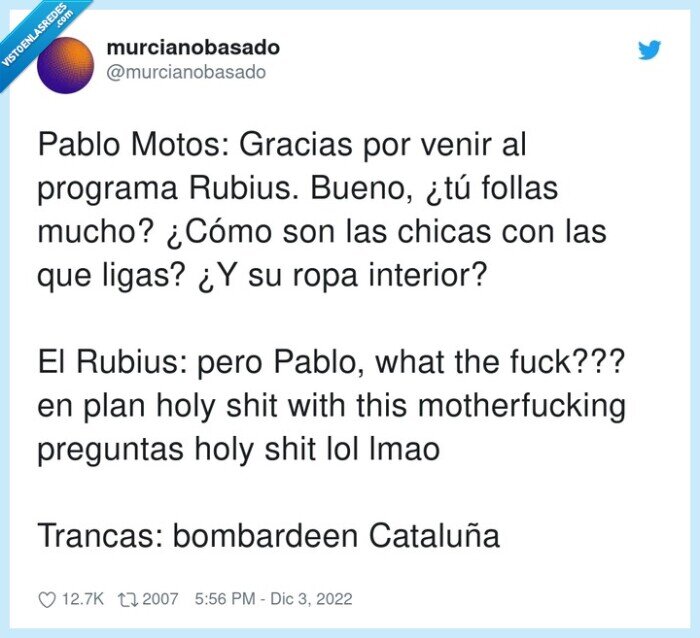 motherfucking,bombardeen,cataluña,preguntas,interior,el hormiguero,el rubius