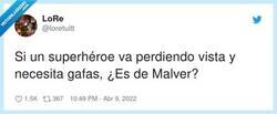 Enlace a Lo que es de Malver es este chiste, por @loretuitt