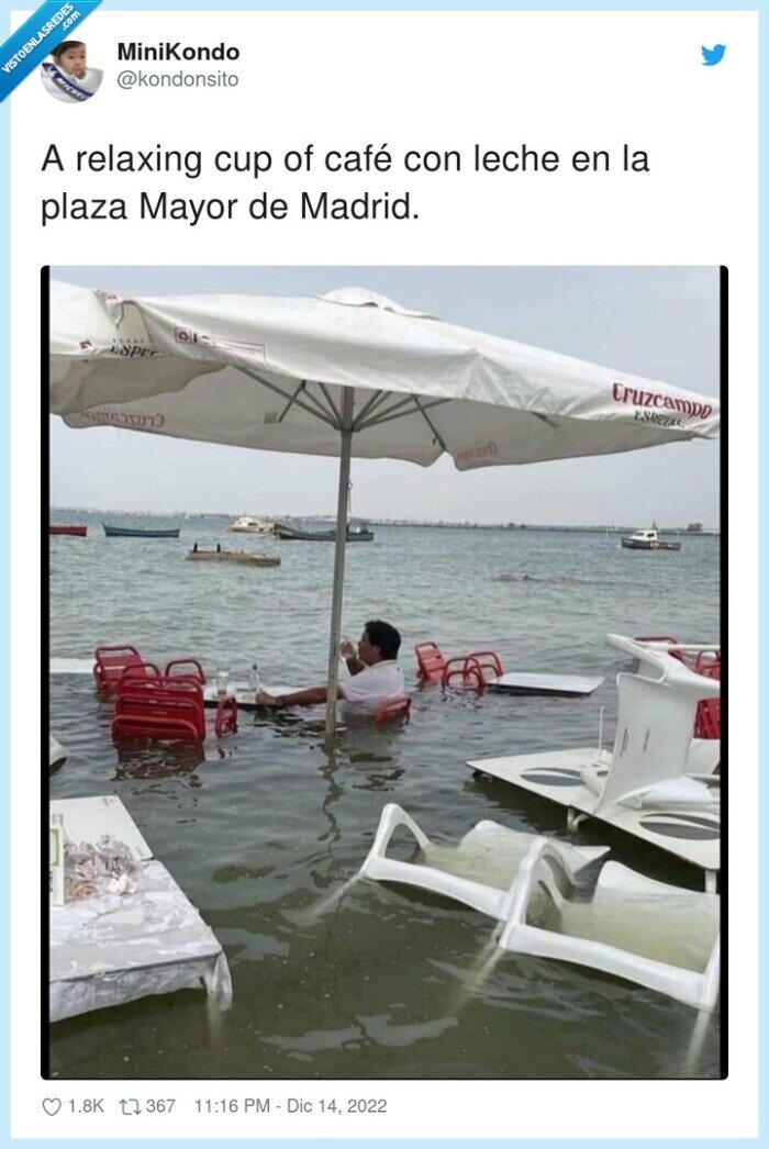 relaxing,madrid,café con leche,plaza mayor,inundado