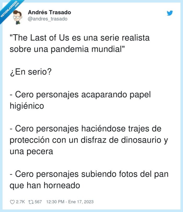 the last of us,pandemia,papel higiénico,trajes,pan