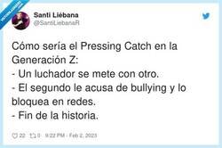 Enlace a El pressing catch de la generación de cristal, por @SantiLiebanaR