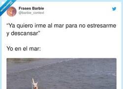 Enlace a Date cuenta que el mar no te quiere, por @barbie_context