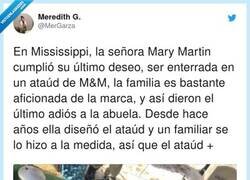 Enlace a Muerte patrocinada por M&M's, por @MerGarza