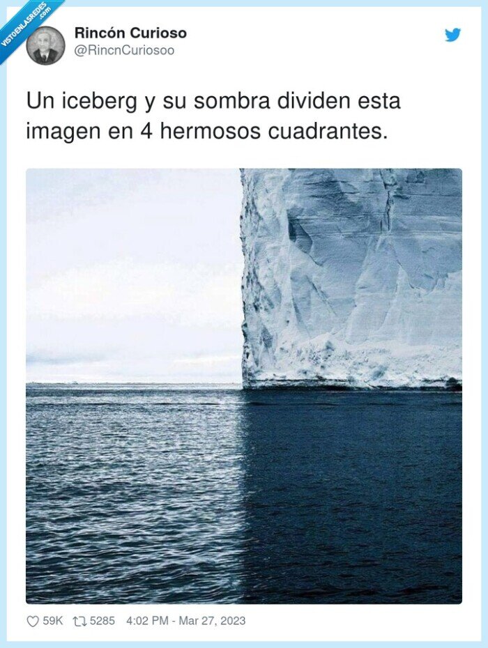 cuadrantes,hermosos,iceberg,dividir,sombra,imagen
