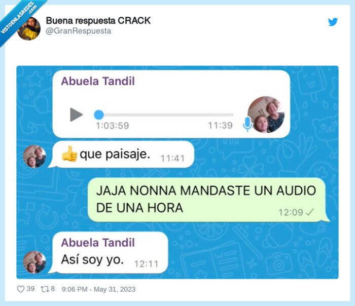 abuela,audio,whatsapp