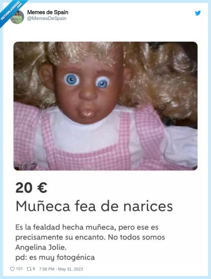 muñeca,fea,venta,wallapop