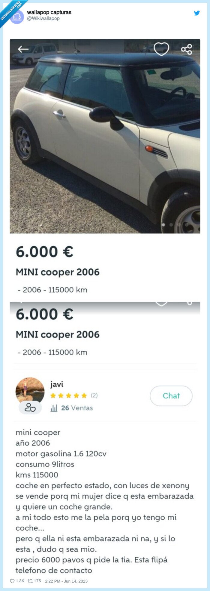 minicooper,wallapop,venta,coche