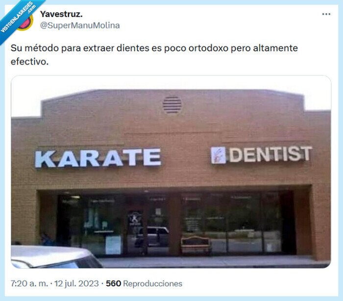 karate,dentista,método,efectivo