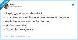 Enlace a El dictador, por @locaperdidita