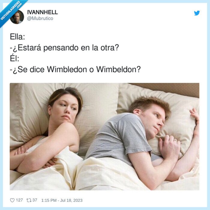 wimbledon,wimbeldon,pensando,cama