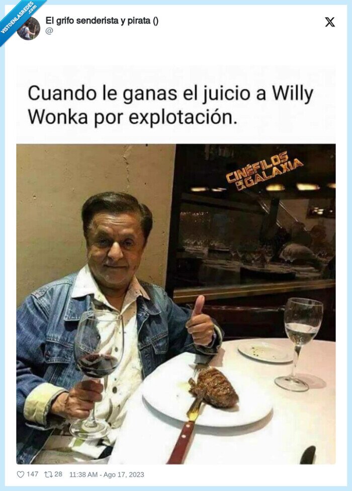 willy wonka,explotación,juicio