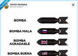 Enlace a Bombas buenas y bombas malas, por @Infusionlogica