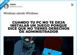 Enlace a Windows siendo Windows, por @ElAlacrancillo_
