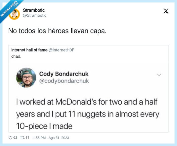 héroes,nuggets,mcdonalds
