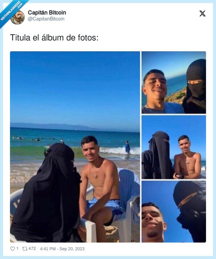 burka,pareja,playa,musulmanes