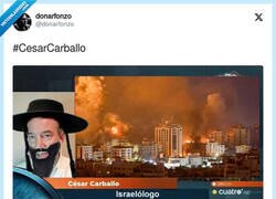 Enlace a Cesar Carballo, israelólogo, por @donarfonzo