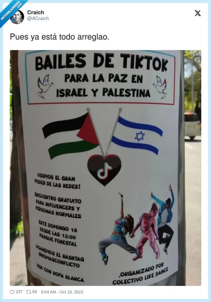 bailes,tiktok,israel,guerra,paz,palestina