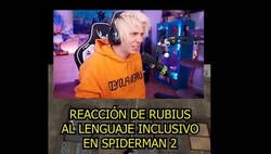 Enlace a La reacción del Rubius ante el lenguaje inclusivo en Spiderman 2