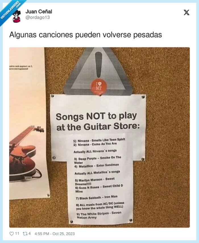 guitarras,prohibido,tocar,tienda
