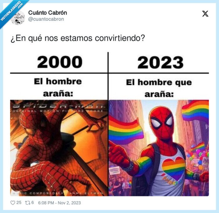 spiderman,cambio,2023,lgbt