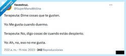 Enlace a Con lo bien que se está dormidito por @supermanumolina