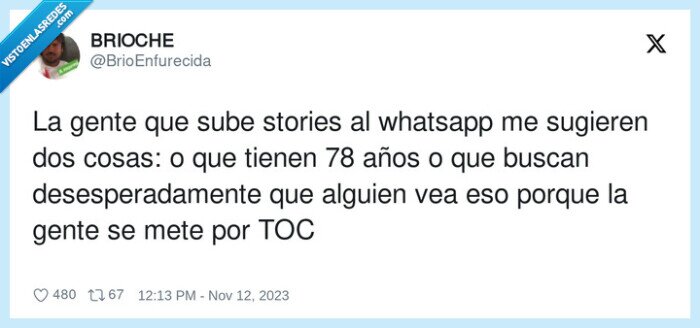 whatsapp,stories,toc,viejos