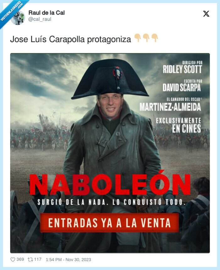 1487405 - El Napoleón que merece Madrid, por @cal_raul