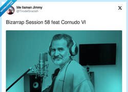 Enlace a Bizarrap Session 58 feat Cornudo VI, por @TirodeGraciah