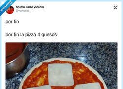 Enlace a Pizza 4 quesos, por @kansaita_