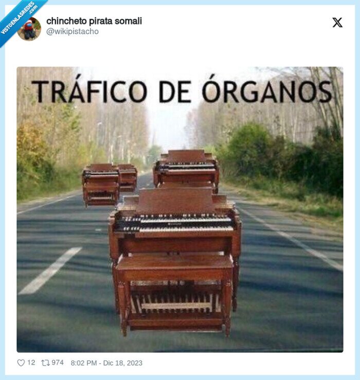 1497889 - Tráfico de órganos, por @wikipistacho