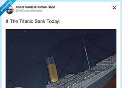 Enlace a Si se hundiera el Titanic hoy en día, por @NoContextHumans