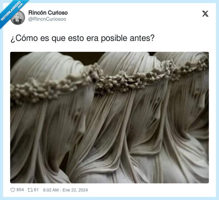 1518851 - Si vieran las estatuas que se hacen ahora, llorarían, por @RincnCuriosoo