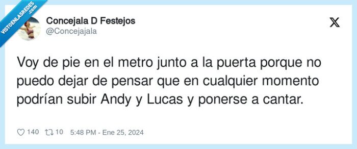 andy y lucas,metro,madrid,concierto
