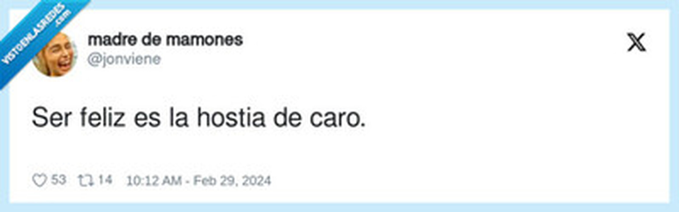 VEF > Visto en las Redes > Por eso soy un infeliz, por jonviene