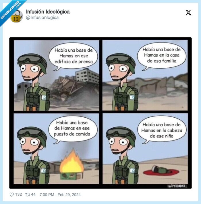 1540570 - Todo es buen motivo para bombardear Hamas, por @Infusionlogica