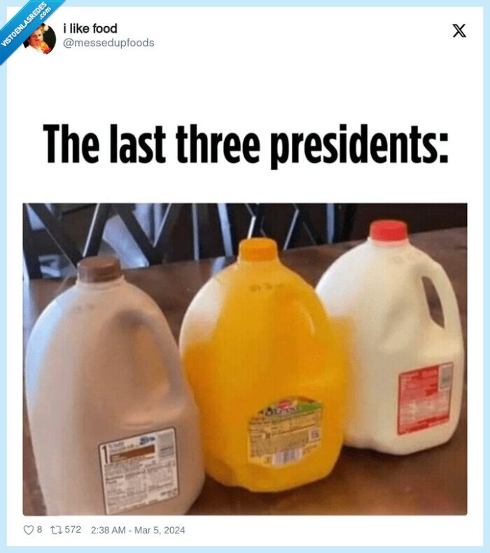 1542942 - Los últimos 3 presidentes de USA, por @messedupfoods