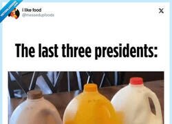 Enlace a Los últimos 3 presidentes de USA, por @messedupfoods