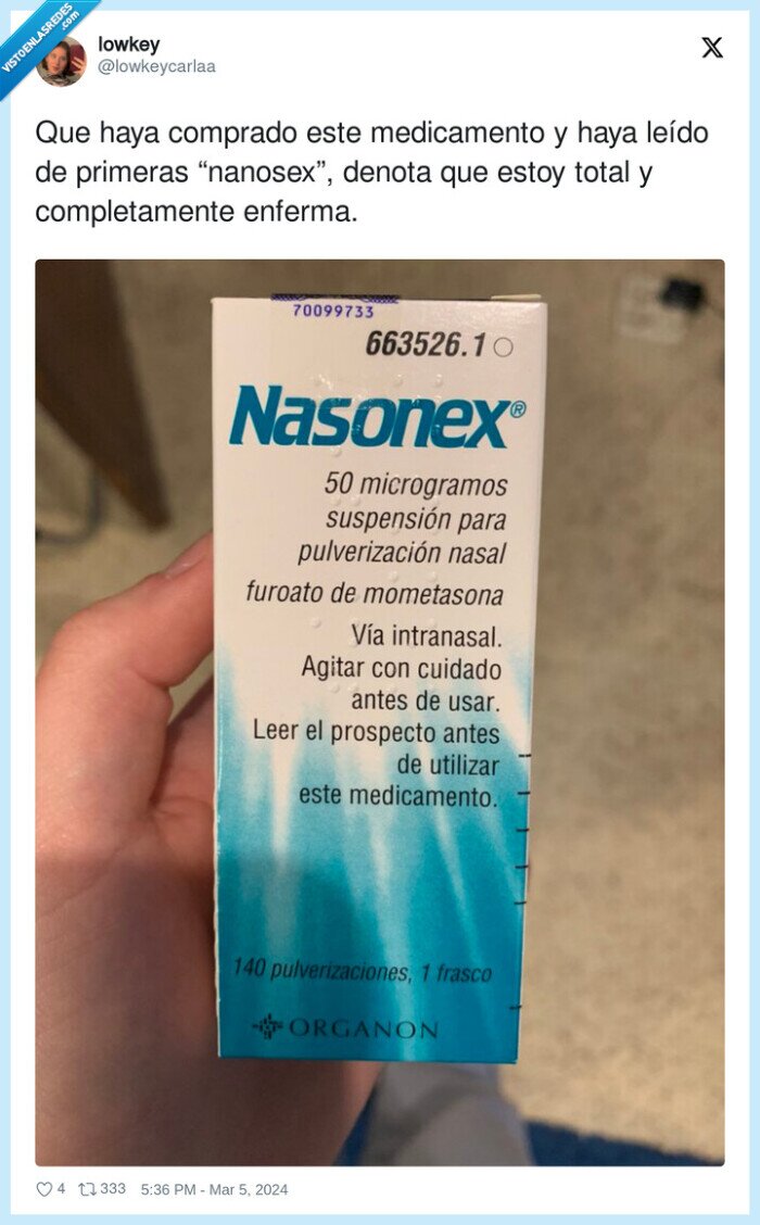 nanosex,nasonex,medicamento,enferma