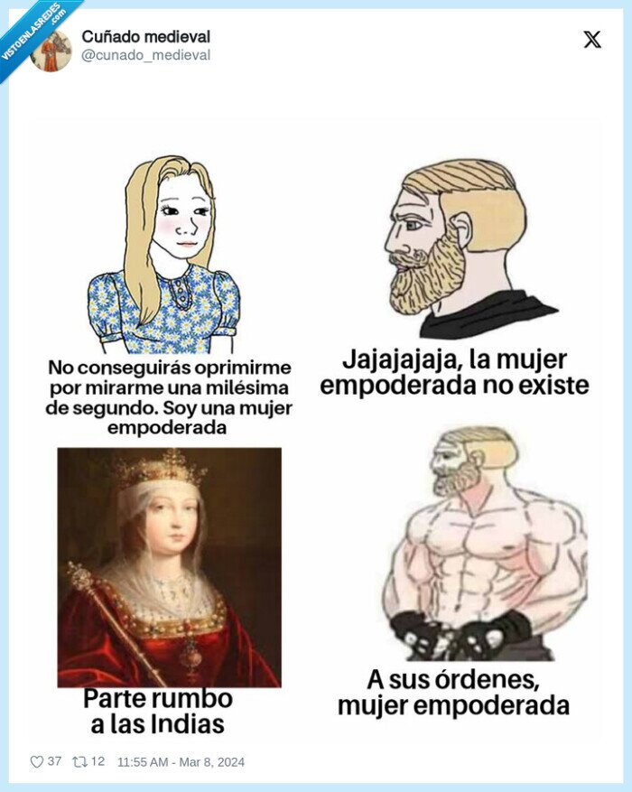 1544932 - Distintos tipos de mujer empoderada, por @cunado_medieval