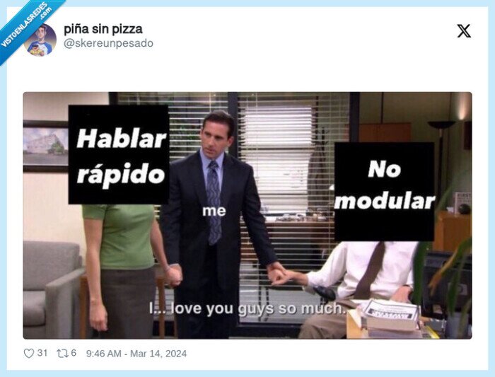 hablar rapido,the office,modular