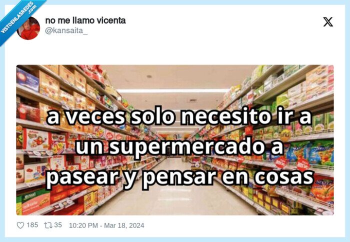 1550634 - Hay mucha gente a la que ir al supermercado les calma, por @kansaita_
