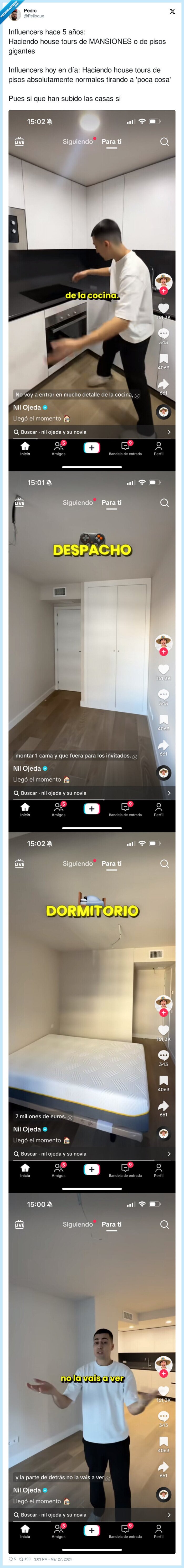 nil ojeda,influencers,mansiones,house tour,normales,gigantes