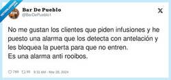 Enlace a Alarma anti-rooibos, por @BarDePueblo1