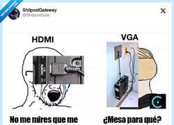 Enlace a HDMI vs VGA, por @ShitpostGate