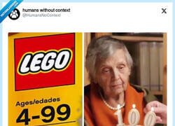 Enlace a Cuando cumples 100 y ya no podrás jugar más con LEGOs, por @HumansNoContext