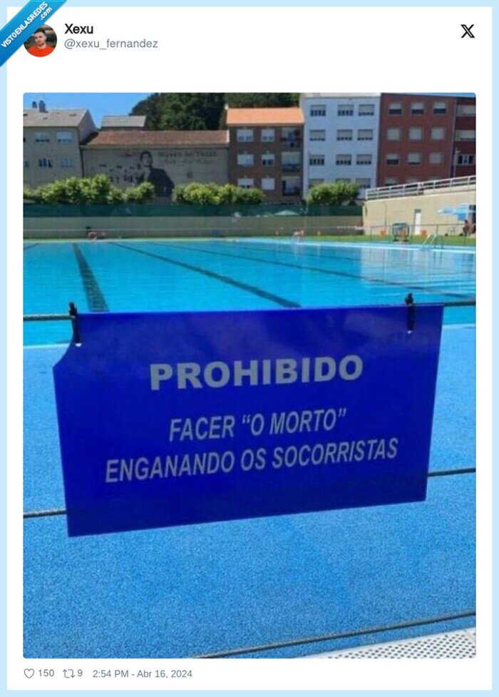 piscina,prohibido,hacerse el muerto