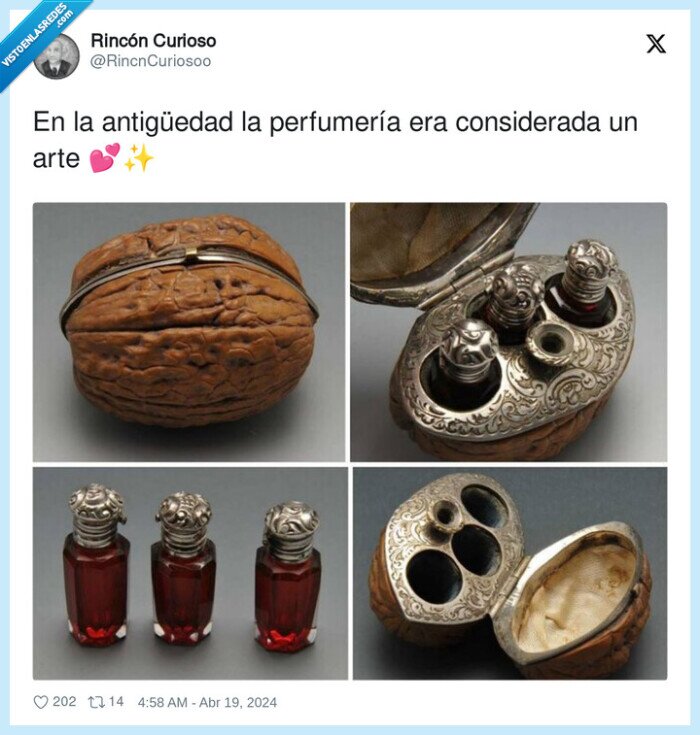 antigüedad,perfumería,arte,nuez